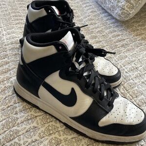 Nike Jordan’s Black and White High-Top Sneakers